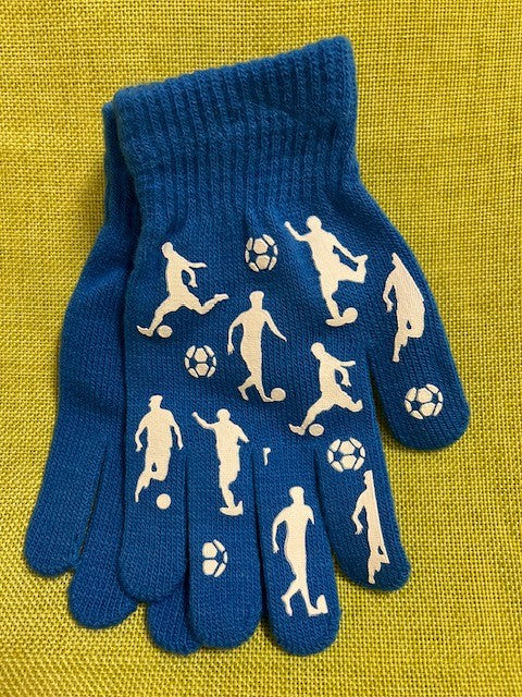 Childrens Glow in the Dark Gloves - 5 Colour Options