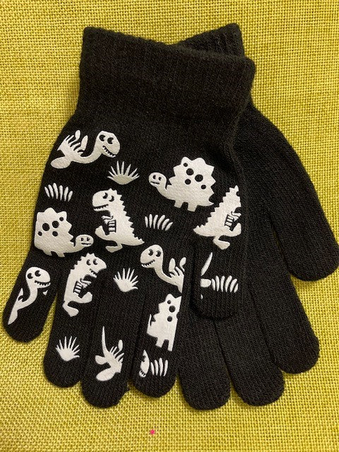 Childrens Glow in the Dark Gloves - 5 Colour Options