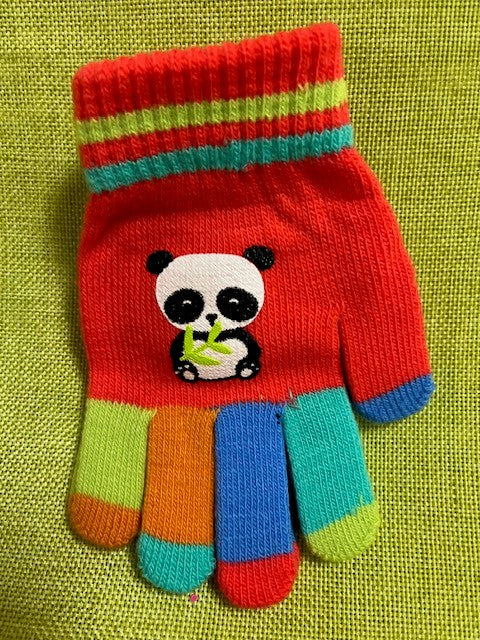 Childrens Colour Block Gloves - 3 Design options