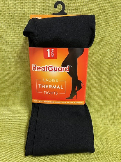 HeatGuard Ladies Thermal Tights 140 Denier - 3 size options