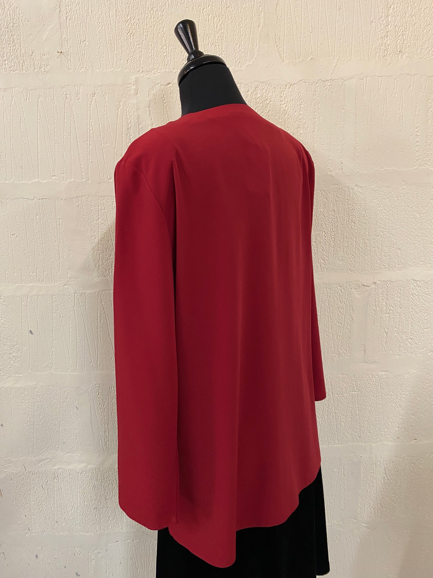 Vintage Red Loose Fit Shirt Size 18